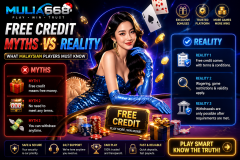 Free Credit Myths vs Reality — What Malaysian Players Must - Maju369 article